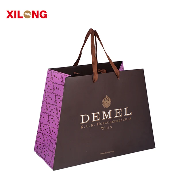 recyclable luxury style custom offset print black coated paper