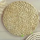 cheap corn husk wholesale dining table decorative straw mat woven placemats for tableware