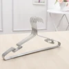 Hangers For Clothes Supermarket Non-slip Wire Metal Chrome Clothes Hangers for Laundry