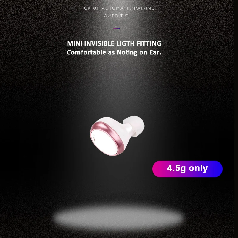 Own Design Elegant Mini Invisible Comfortable TWS Sport Earbuds, Noise Cancelling Hifi Base Music Earphones Headphones Headsets - ANKUX.COM