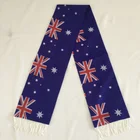 Australian country polyester satin football fan scarf