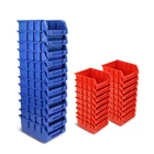 Versatile wholesale wall stackable plastic orange pp storage bin box