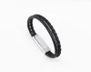 2018 new style PU leather braided bracelet magnetic usb cable double straps usb charging data transfer cable