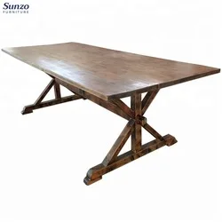 wooden folding table and chairs