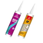 GP acetic silicone adhesive sealant gule with many colors