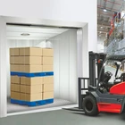 Geared traction machine VVVF goods lift freight elevator price
