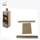 Custom Soapstone Yellow Sand Stone Wooden Burn Stove wooden stove bulgaria