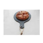 Easy to wash slate serving tray round stone placemat dinner plate natural material