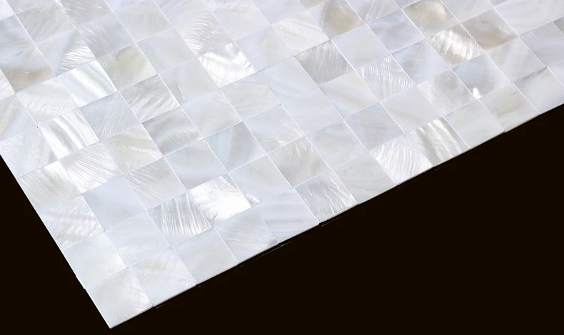 Natural Multicolour Mother Of Pearl Seashell Mosaic Tile For Bathroom