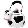 Factory direct wholesale hot new products 2016 eco friendly ceramic porcelain cow shaped teapot