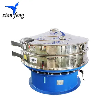 three-d rotary vibrating screen used for sugar sieving