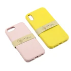 for iPhone 7/8 Plus X/XS XR XS Max Eco Friendly Phone Case Shell Back Cover, Biodegradable Straws Wheat Eco PLA Phone Case