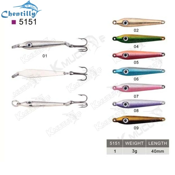 Economical price spoon plug lure copper material