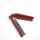 ningbo factory large plastic double side hair grooming comb,hand hair comb