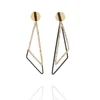 In Stock Good Quality Women's Earring Gold Plated gold geometric copper earring