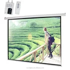 Electric 130 inch projector screen with high gain