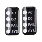 Custom polyurethane PU 3D logo epoxy dome nameplate