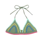 Sexy Bikini Swimwear Women Swimsuit Brazilian Green Print Halter Top Beach wear Bathing Suits