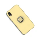 kickstand Cell Phone Case for iphone accessories liquid Silicone case for iphone xr, x, xs