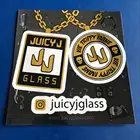 Personality fashion die cut customized gold foil label stickers