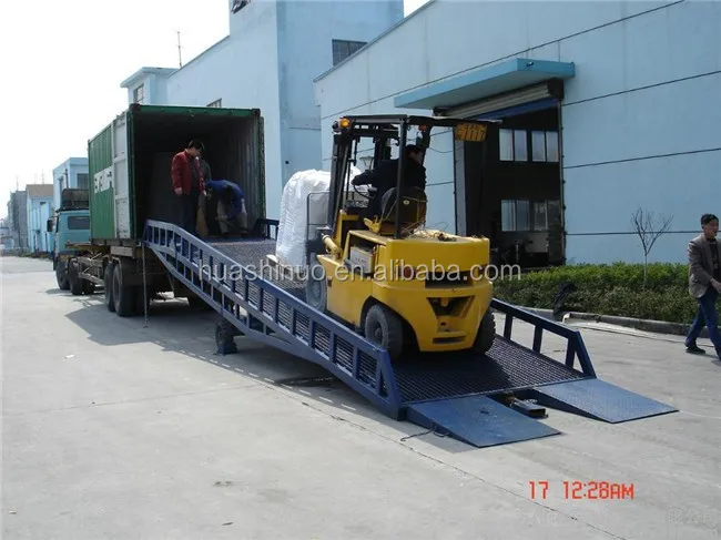 widely used outdoor dock ramp of hot sale