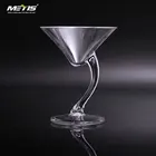 Unique shape B5008 Mixing glass 190ml crystal plastic wine glasses