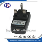 black UK standard 3 pin 5V 3A USB charger adapter one USB port