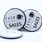 Badge Maker Custom Round Shape Logo Metal Button Badges Pin