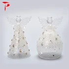 Taper Shape Wholesale Glass Christmas Angel Ornaments