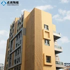 Cina 30mm cortina facciata di terracotta piastrelle con struttura cava
