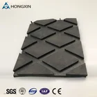 Small diamond pattern pulley lagging rubber sheet diamond rubber lagging conveyor drum drive pulley