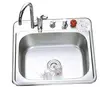 UPC 6356A Topmount Stainless Steel Kitchen Bowl Sinks with Faucet hole