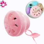 Hot Sale Customized Washing Bath Shower Sponge Scrubber Soft Back Silicone Body Bath Wash Brush