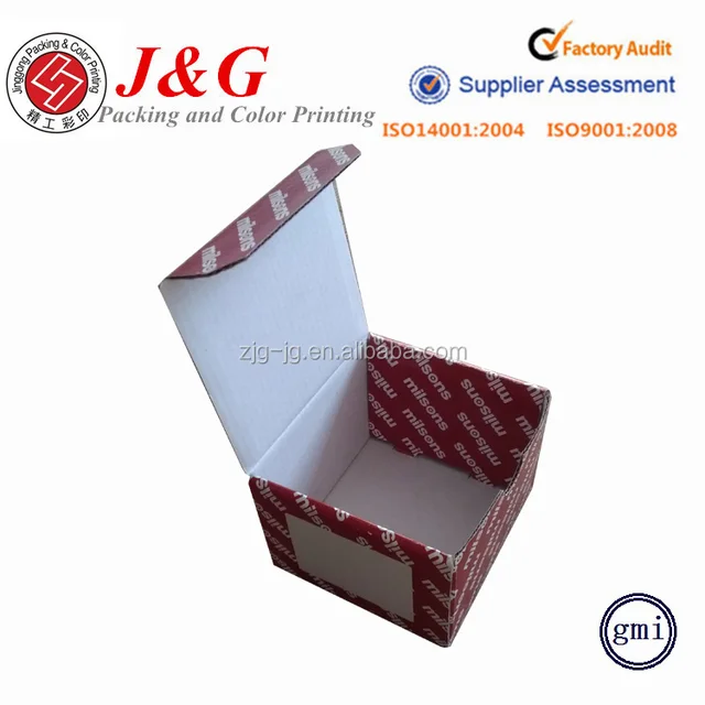 custom printed cardboard paper coffee mug packaging box
