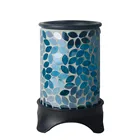glass housing material essential oil aromatherapy burner, warm lamp wax melt aroma diffuser