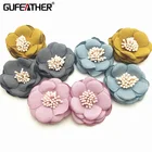 GUFEATHER L52 Accessories Parts Jewelry Making Hand Made Diy Findings Necklace Material Flower Head,2pcs/pack