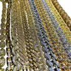 cuban link chain fashionable 18K gold jewelry necklaces