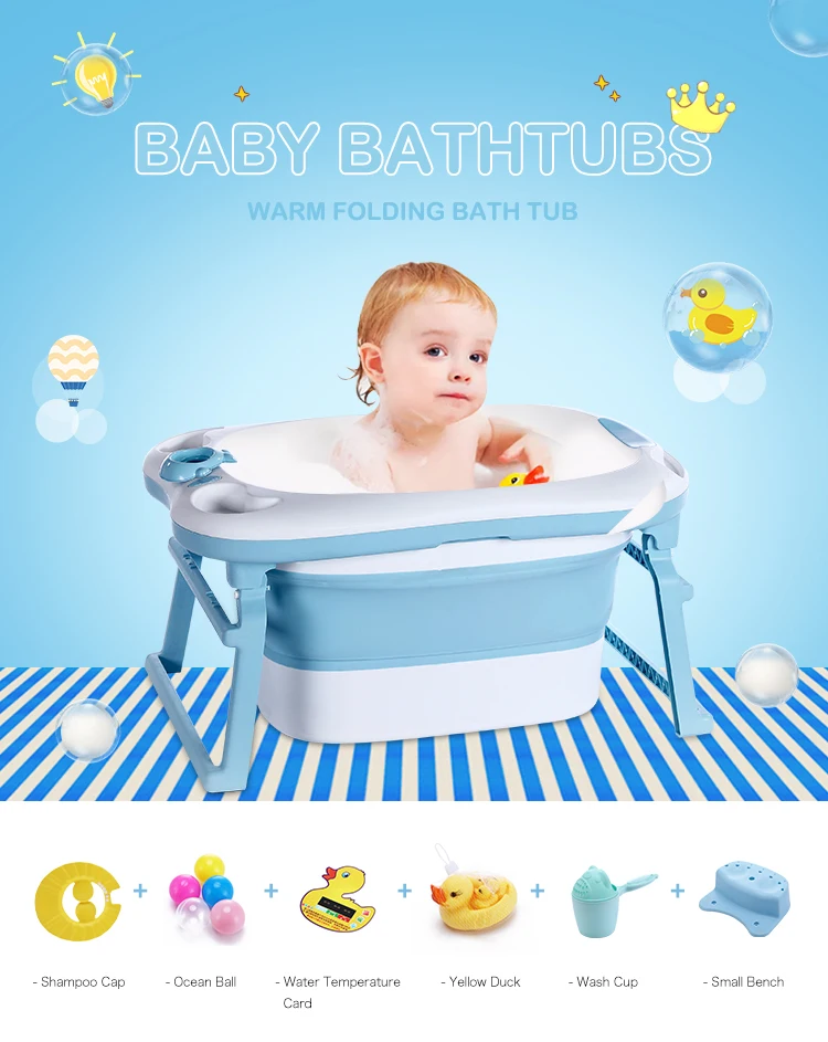 custom large plastic folding newborn baby bath tub