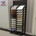 Showroom Metal Waterfall Ceramic Granite Mosaic Quartz Stone Tile Display Rack
