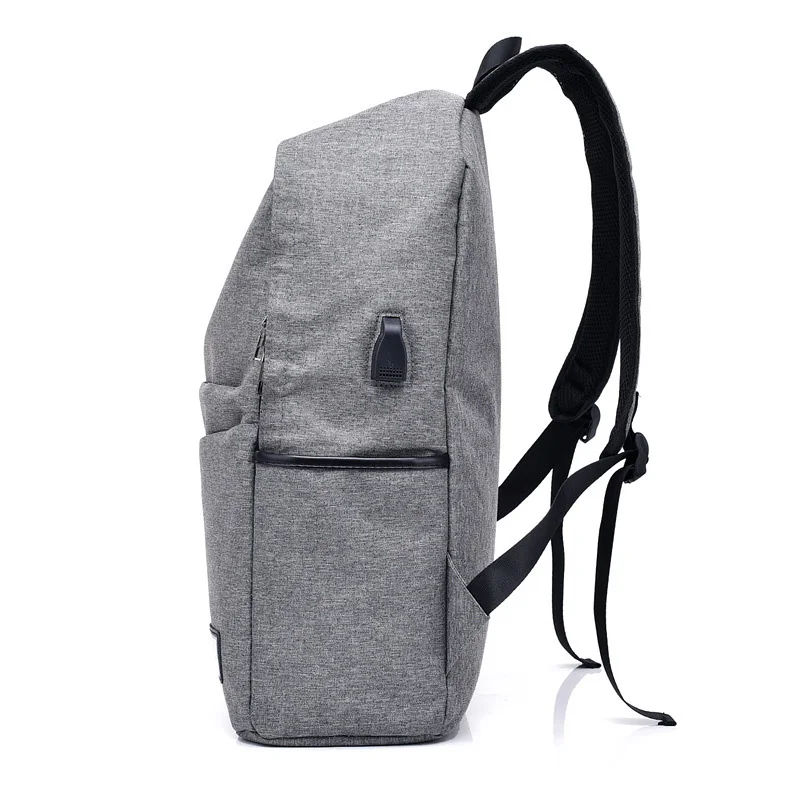 Anti Theft Men Backpack Canvas Large USB Recharging Women Laptop Bag Boy Girl School Bag Teenager Travel Backpack Mochila BP0209 (3)