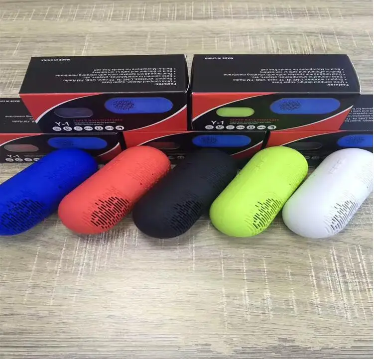 Y1 Music Speaker Wireless Card Outdoor Speaker Portable Bluetooth Speaker With FM Radio - ANKUX.COM