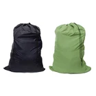 100% recycled organic cotton canvas calico drawstring bag with printing