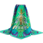 Custom Private Label Vietnam Twill Pure Slik Head Foulard Scarf