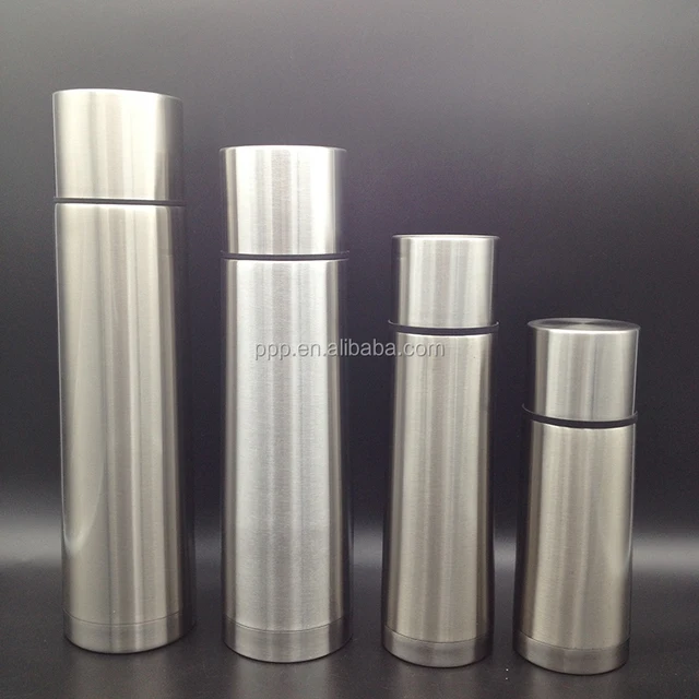 double wall stainless steel flat top hot water vacuum travel