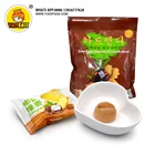 Coconut milk flavor brown sugar ginger hard candy with almond