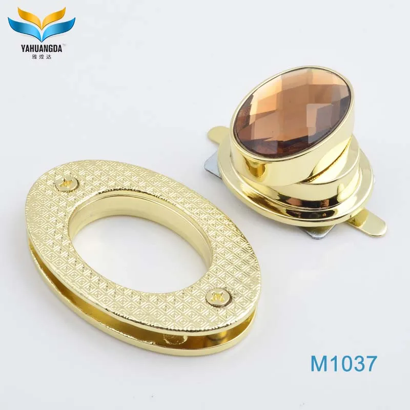 New design fashion bag making accessories market in guangzhou for lock accessories