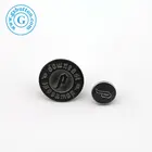 Fashionable wholesale custom metal snap shirt buttons for clothing