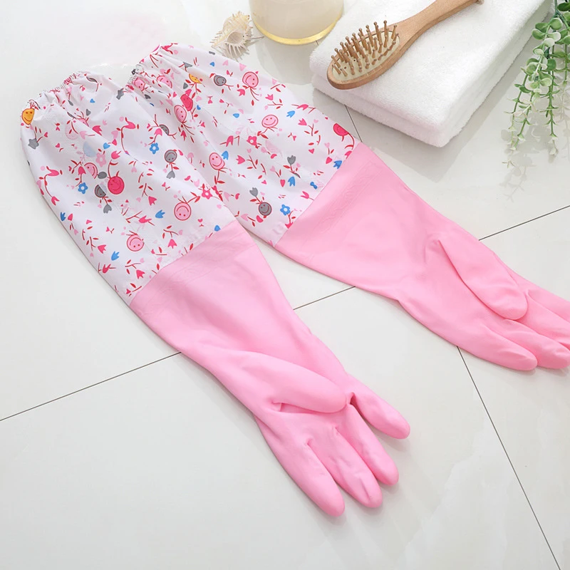Colorful Dish Washing Gloves Extra Long Latex Gloves Wholesale Buy