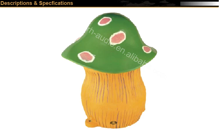 rh-audio mushroom shape garden speaker for outdoor speaker