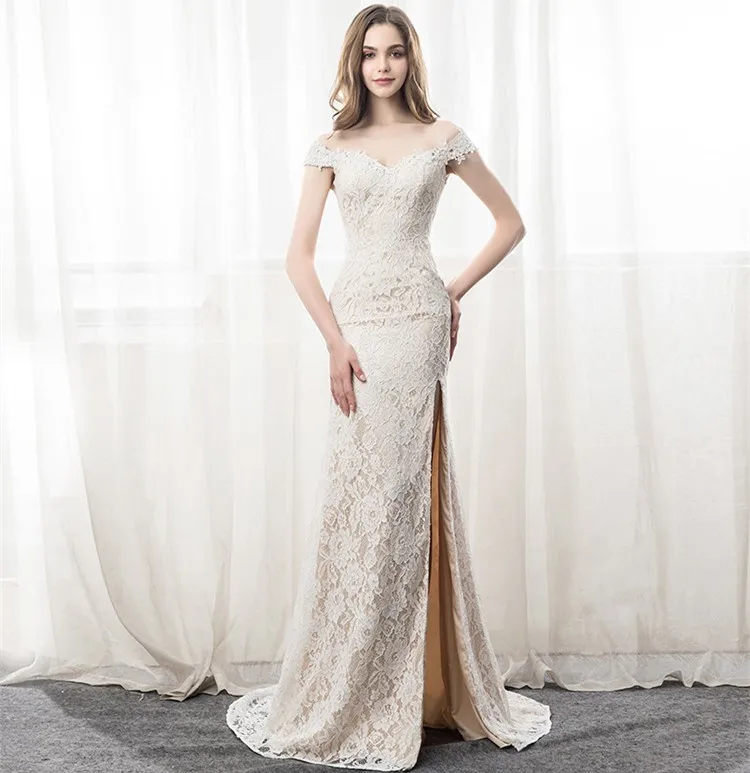 creamy white dress